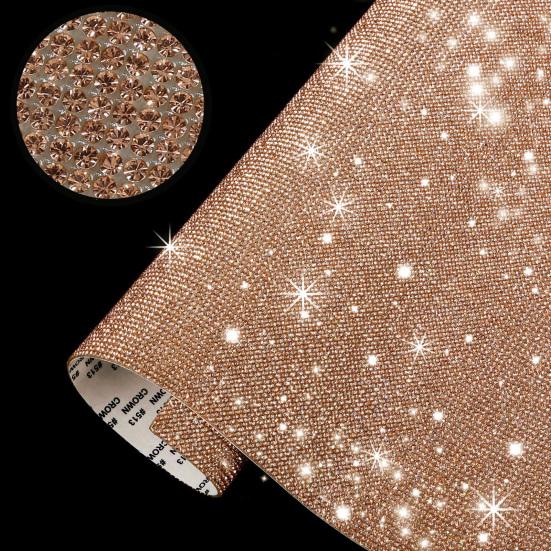 Self-Adhesive Rhinestone Sticker Fadeless Glass Clothing Decoration Car Rhinestone Sticker for Scrapbook