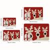 Christmas Welcome Floor Mat for Indoor and Outdoor Entrance, Courtyard Entrance Passage Carpet, Home Decoration