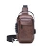 Men's Waterproof Chest Bag Combination Lock Multifunctional Shoulder Bag Large Capacity Sports Crossbody Bag
