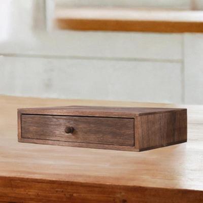 Desk Storage Organizer Cosmetic with Drawer Portable Office Supplies for Hair