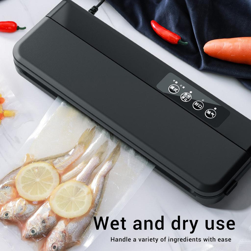 Vacuum Sealer Machine Dry Wet Multiple Modes Multifunction 10 Vacuum Bags Food Preservation Automatic Commercial Food Sealer