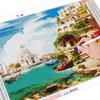 3D Diamond Painting Town Full Square Round Drill Art Rhinestone 5D DIY Diamond Embroidery Landscape Seaside Handmade Gift