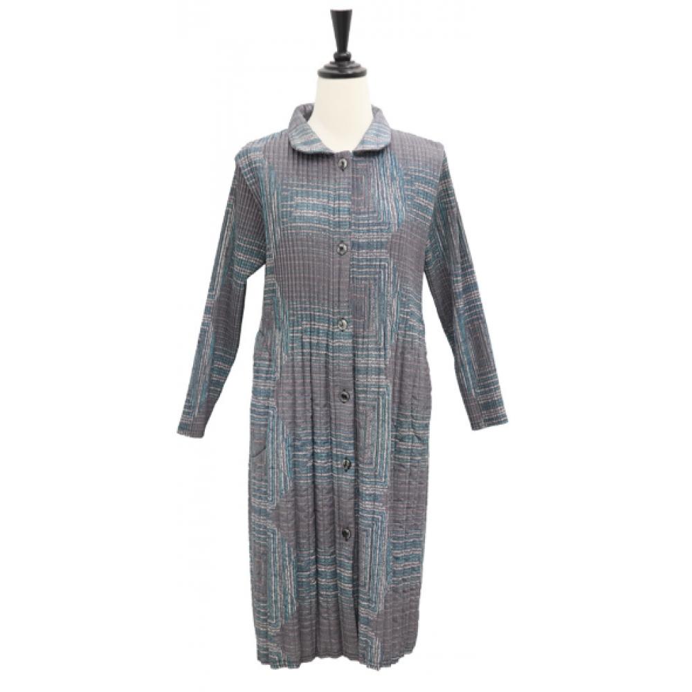 Shiz Madam Missong Art Fit Pleated Quilted Coat J31761