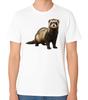 Ferret Animal Graphic T-Shirt Cute Pet Gift Unisex Tee