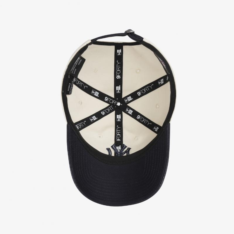 New Era New York Yankees Basic Unstructured Ballcap Ivory 15131668