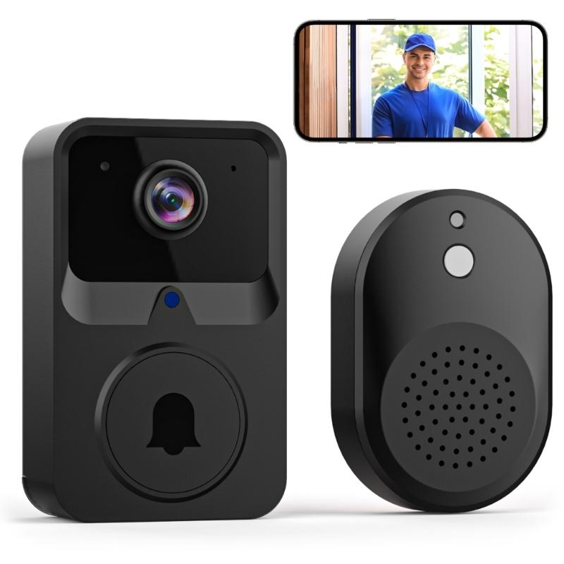 Wireless Videos Doorbell Camera with Chimes Videos Door Bells Two way Intercoms Sound Door Bells Easy Installation