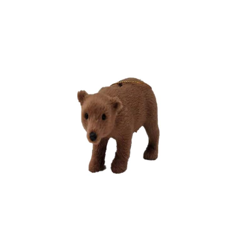 

1 шт., имитация белого медведя, мини-фигурки, подарочные украшения, украшения для стола, поддельные плюшевые миниатюры животных