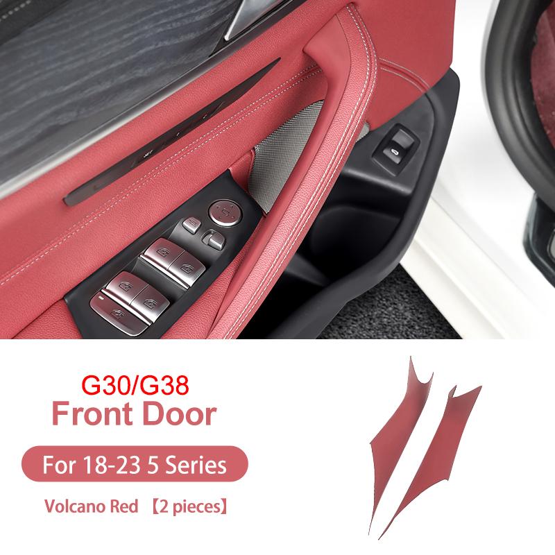

2025 Hot 2PCS Car Inner Door Pull Handle Panel Pull Trim Covers Auto Accessories Fit For BMW 5 Series G30 G38 2018-2023 Auto Acc