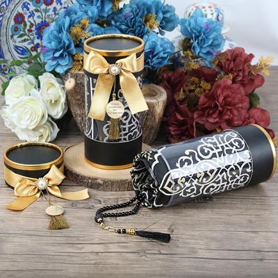 Eid Gifts, Islamic Gift Set, Prayer Mat Set, Islamic Wedding Gift, Prayer Rug with Tasbeeh, Sajadah, Gİft Box and Prayer Beads