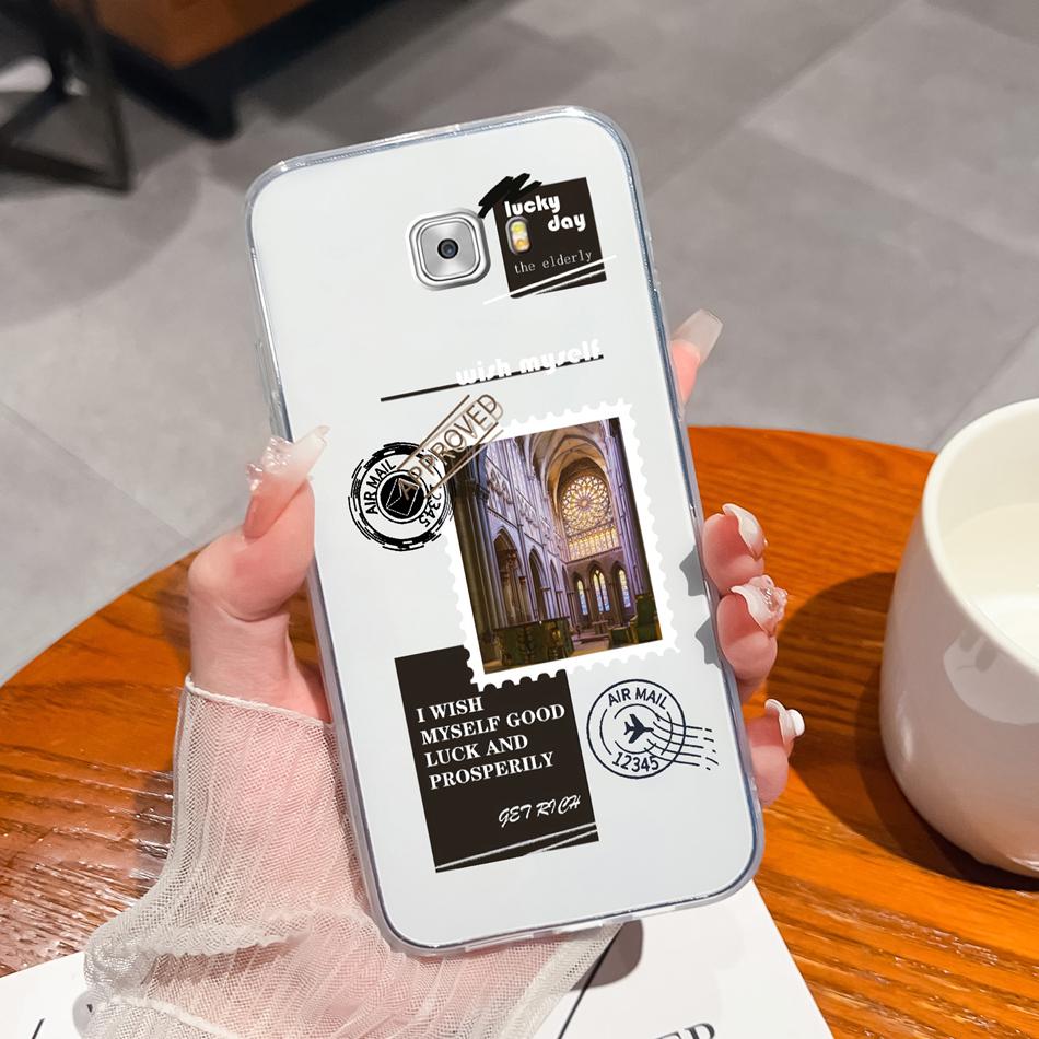 

For Samsung Galaxy C9 Pro C8 C7 Pro C5 Phone Case Simple Flowers Patterns Soft TPU Silicone Transparent Cover Lightweight Bumper Galaxy C8
