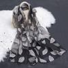 Soft Silk Scarf Organza Gauze Sheer Wrap Summer Shawls  Women
