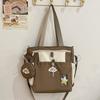 High-value Soft Girl Girl Backpack Small Ins Mini Small Bag Female College Student Spring Outing Two-piece Backpack