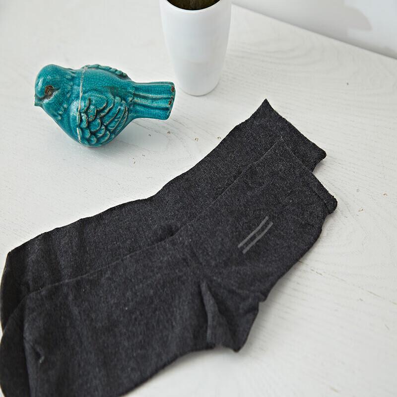 Hengyuanxiang Combed Cotton Couple Socks Gift Set (6 Pairs)