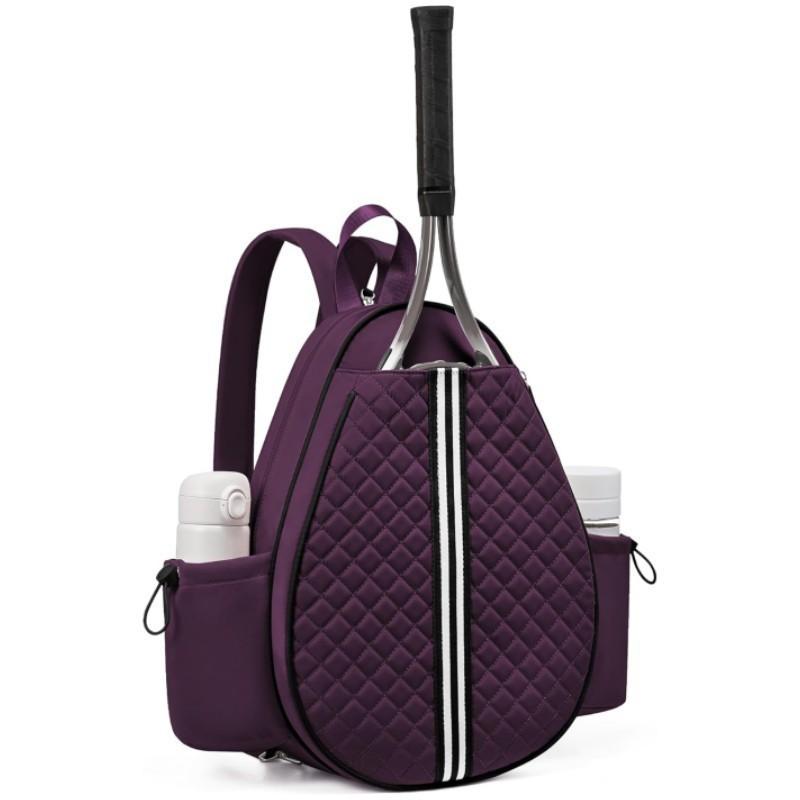 Lightweight Waterproof Crossbody Racket Bag, Multi-Functional Unisex Bag For Tennis Pickleball Badminton