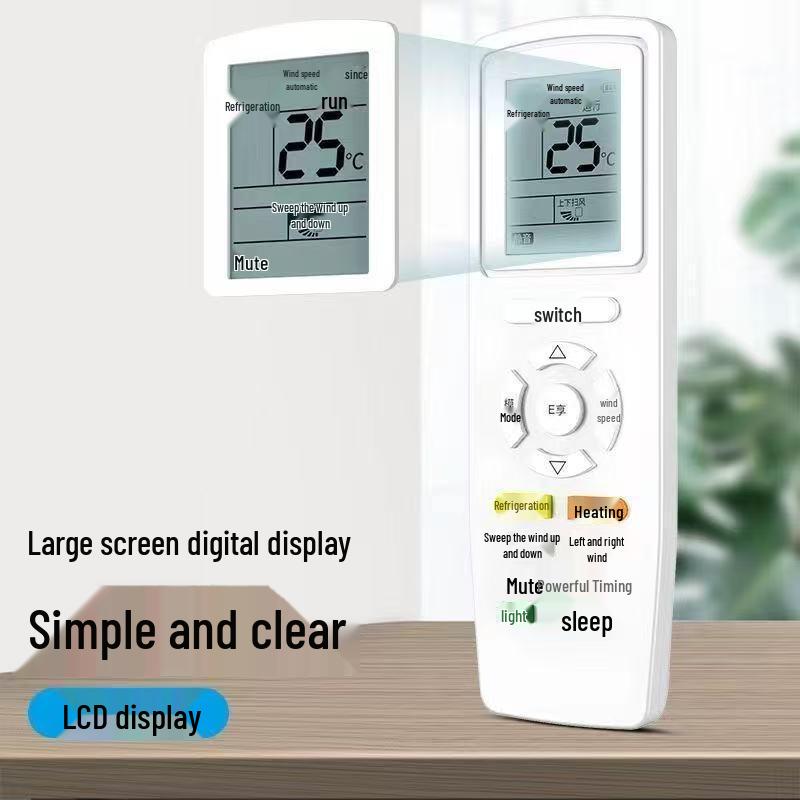 Risen Großbildschirm Universalfernbedienung für Gree Wandmontierte Zentral-Klimaanlagenmodelle