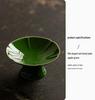 Chinese Style Ceramic Dessert Plate - Exquisite Small Tray for Mooncakes and Snacks, 2025 New Design