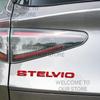 Car Decor Metal For Stelvio Alfa Romeo Letter Emblem 3D Sticker Accessories Glossy Black Tail Rear Trunk Decals