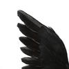 Halloween Crow Realistic Looking Super Soft Feather Black Feathered Crow Halloween Decor for Home