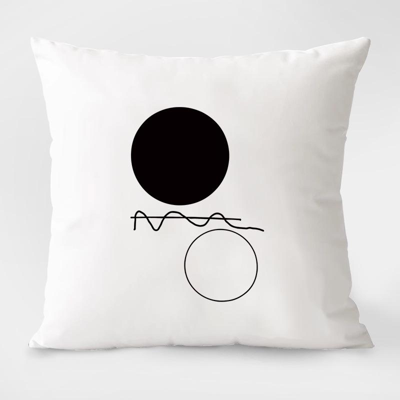 Nordic Minimalist Linen Sofa Pillow Cover for Home Decor