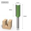 1/7pcs 6mm 1/4inch Shank Single Double Flute Straight Bit Milling Cutter for Wood Tungsten Carbide Router Bit Woodwork Tool