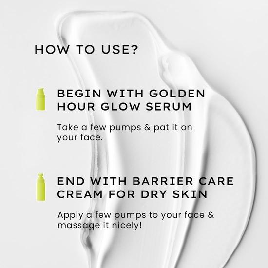 Hyphen Daily Night-Care Routine for Normal & Dry Skin with Face Serum & Barrier Care Cream | Glow & Moisturize Skincare Essentials | | Value Pack of 2