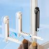 Drying Rack with Suction Cup Foldable Retractable Portable Clothes Drying Folding Clothes Racks Folding Wall-mounted Clothes