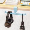 Desk Mount Headphones Holder Adjustable Table Hanger for Bag Purse Table Hanger Hook Clamp-On Under Desk Headphone Hanger Space Saving for Office Home