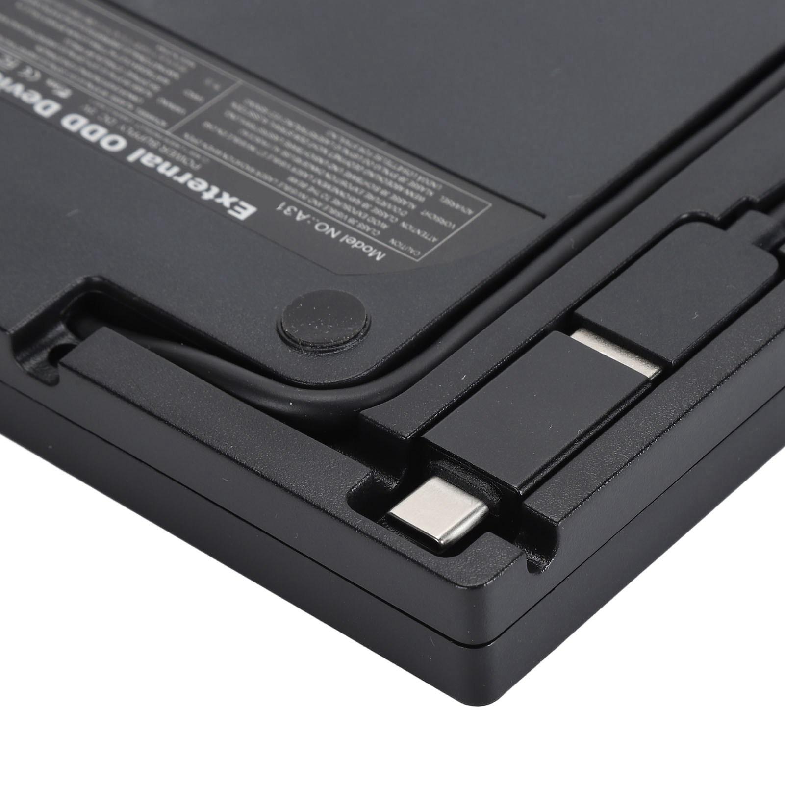 

Внешний CD DVD привод для ноутбука с портами USB 3.0 Type C Ультратонкий портативный DVD CD Rewriter