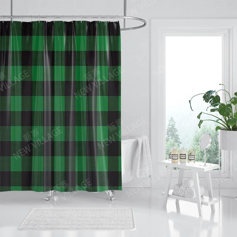 Household Waterproof Fabric Shower Curtain Accessories 90x180 Shower Curtain 240 * 200 Minimalist Style Shower Curtain