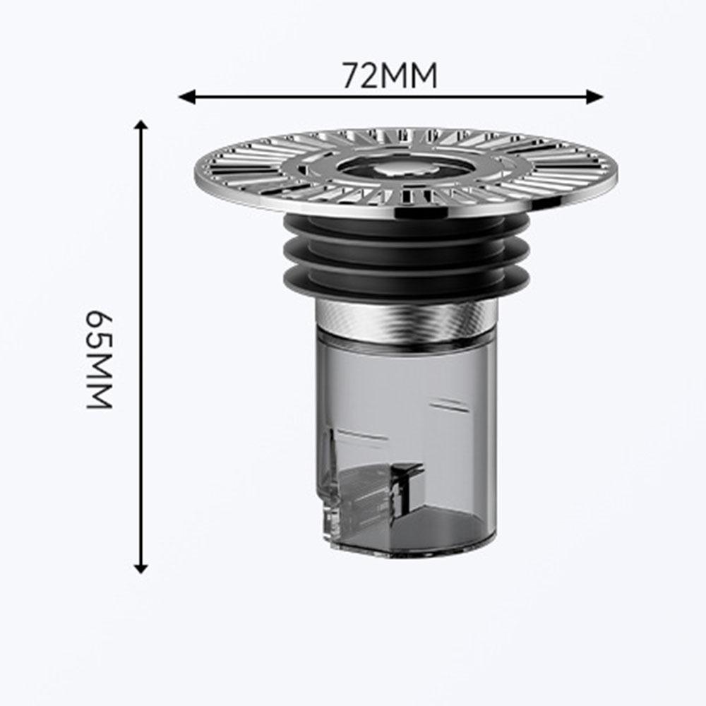 

Самозакривний каналізаційний душовий злив з нержавіючої сталі трубчастий фільтр сітка інструмент для кухні ванної кімнати туалету 6.5cm
