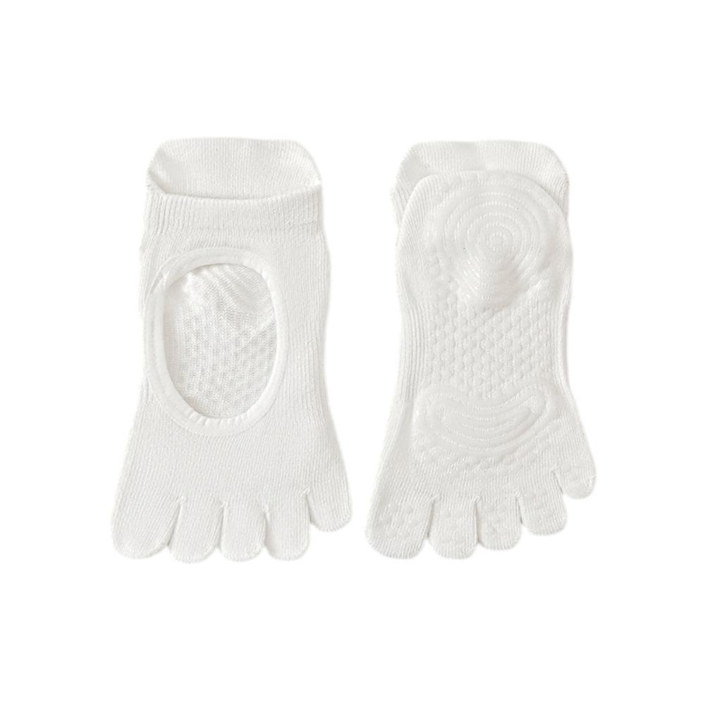 Anti-Rutsch Fünf-Zehen Bootssocken Fünf-Finger Boden Zehensocken für Pilates und Fitness
