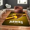 Hawthorn Hawks (Australian Football League) Inspiriertes Teppichbodenmatte für Wohnzimmer oder Schlafzimmer Weicher und bequemer Teppich ein Geschenk für Geburtstag und Feiertag.