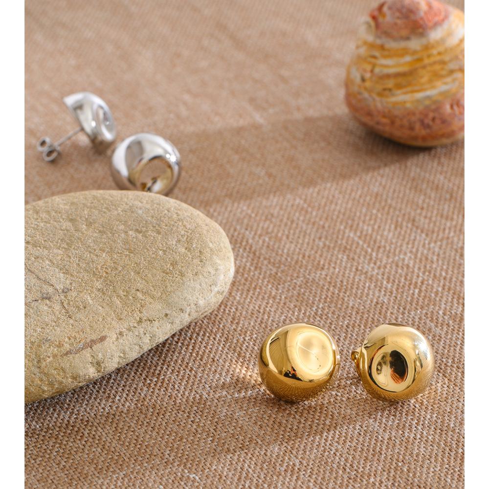 Yhpup 2026 Edelstahl Tägliche Steckerohrringe für Alle Anlässe Minimalistischer Vielseitiger Lässiger Schmuck Großhandel