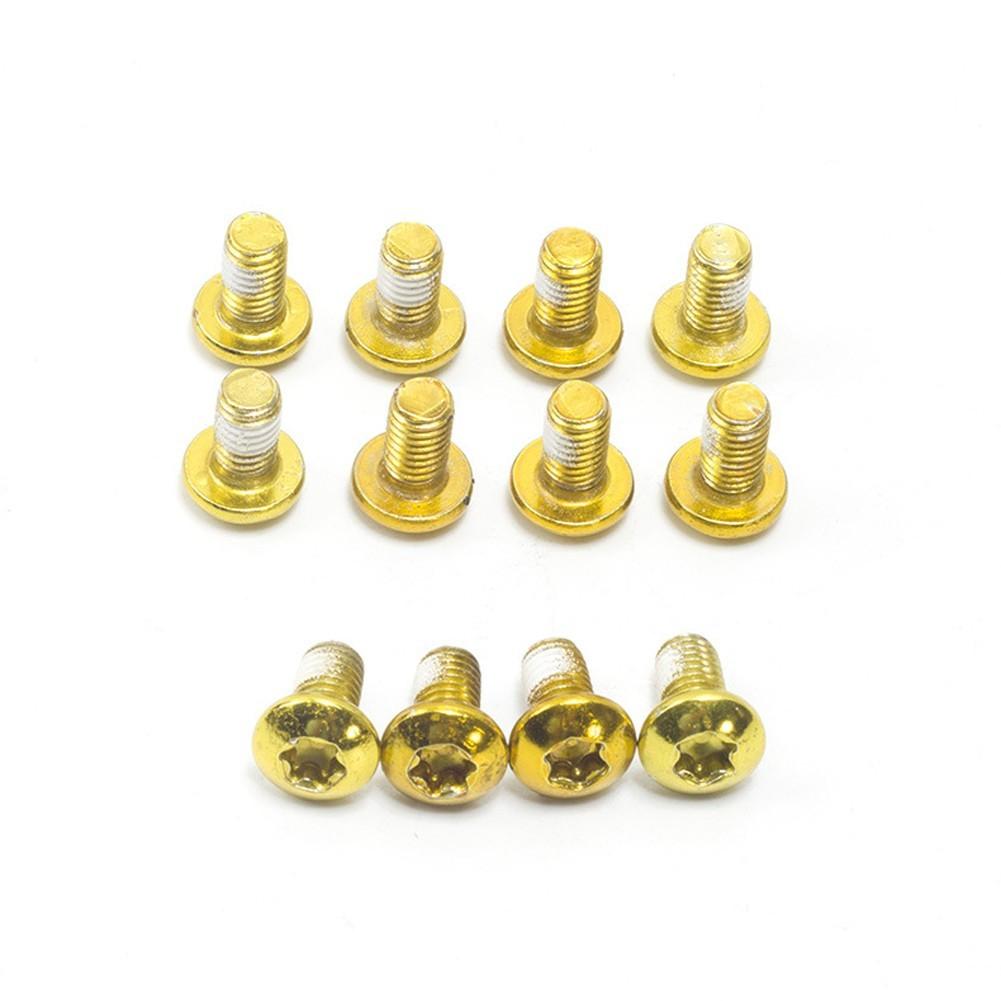 

Road Bike Hubs Nut Brakes Bolt M5x9mm Screws T25 Spare T25 Head Tight золотистый