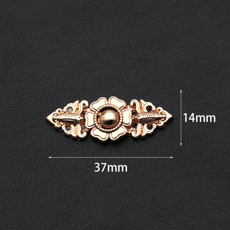 Metal Ancient Hanfu Cheongsam Mother Button Antique Buckle Retro Button Collar Buckle Clothing Button Accessories