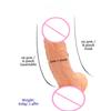 Upward Facing Dildo G-Spot Curved Dildo Wearable Suction Cup Pvc Simulation Dildo Rear Court Dildo