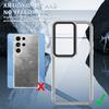 For Samsung Galaxy S24 Ultra Case Crystal Slim Air Buffer PC+TPU Phone Cover