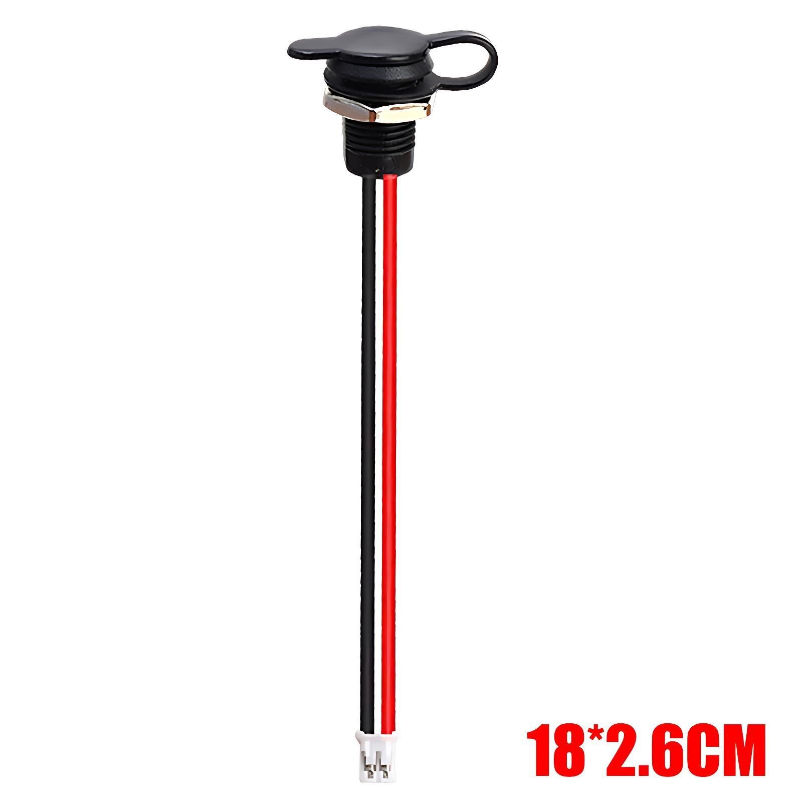 

Flush Mount USB Type C Waterproof Receptacle 5V 3A Female Socket Pigtail 2 Pin Power Connector Retrofit Auto RV Marine Car Parts