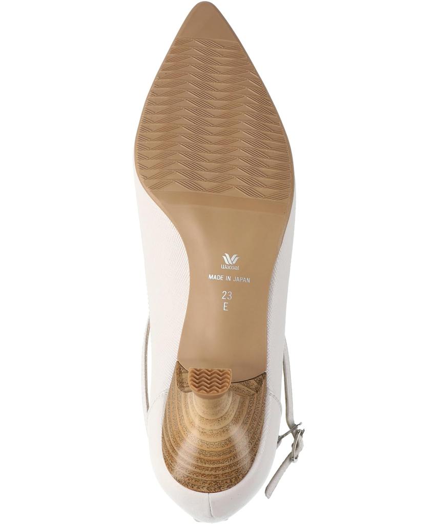 Wacoal Success Walk Pumps: 3D padded insoles that conform to the contours of your feet for a beautiful, 5cm heel. WIN061 WH, Size 24.0 cm, E.