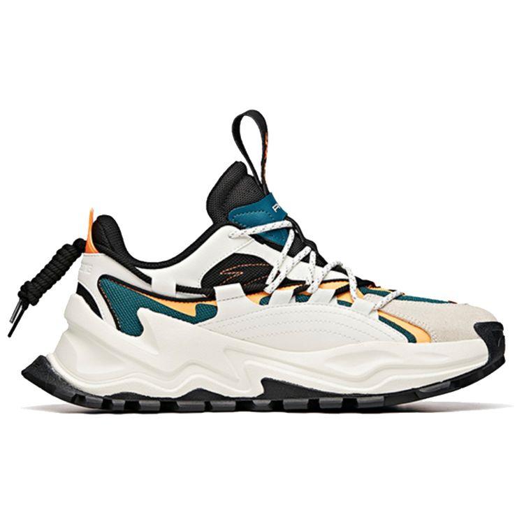 Anta Hot X Yanhuang Shennong Non-Slip Wear-Resistant Low-Top Dad Shoes Men sneaker Black White 912038890-4