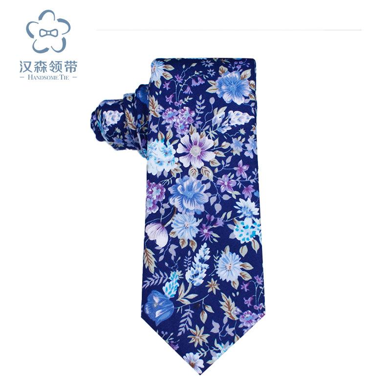 

Tonivani-34 Хлопковый галстук с принтом, Галстук