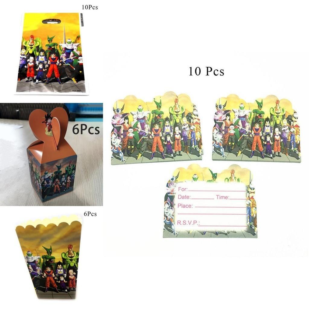 Dragon Ball Z Themenparty Deko Zubehör Geschirr Für Lebhafte Geburtstagsfeiern