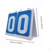 Flip Scoreboard Smooth Turning Tabletop Score Keeper Stainless Steel Rings Manual Turner for