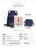 Women's Fashion Embroidery Drawstring Backpack: Oxford Cloth, Foldable Travel Bag