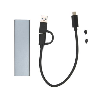 HDD Gehäuse PCIe NVMe NGFF SATA Doppelzweck USB3.1 10Gbps Hochgeschwindigkeitsübertragung Festplattenbox