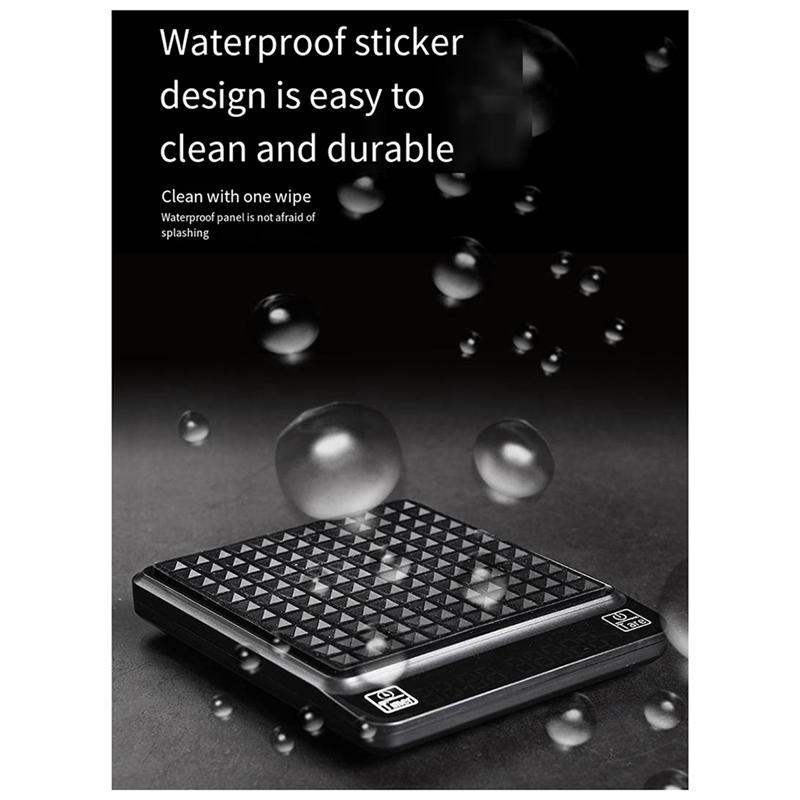 ABWR-Digital Coffee Scale With Timer, Scale Timing Rechargeable Coffee Scale For Pour Over And Drip Coffee, 3Kg/0.1G