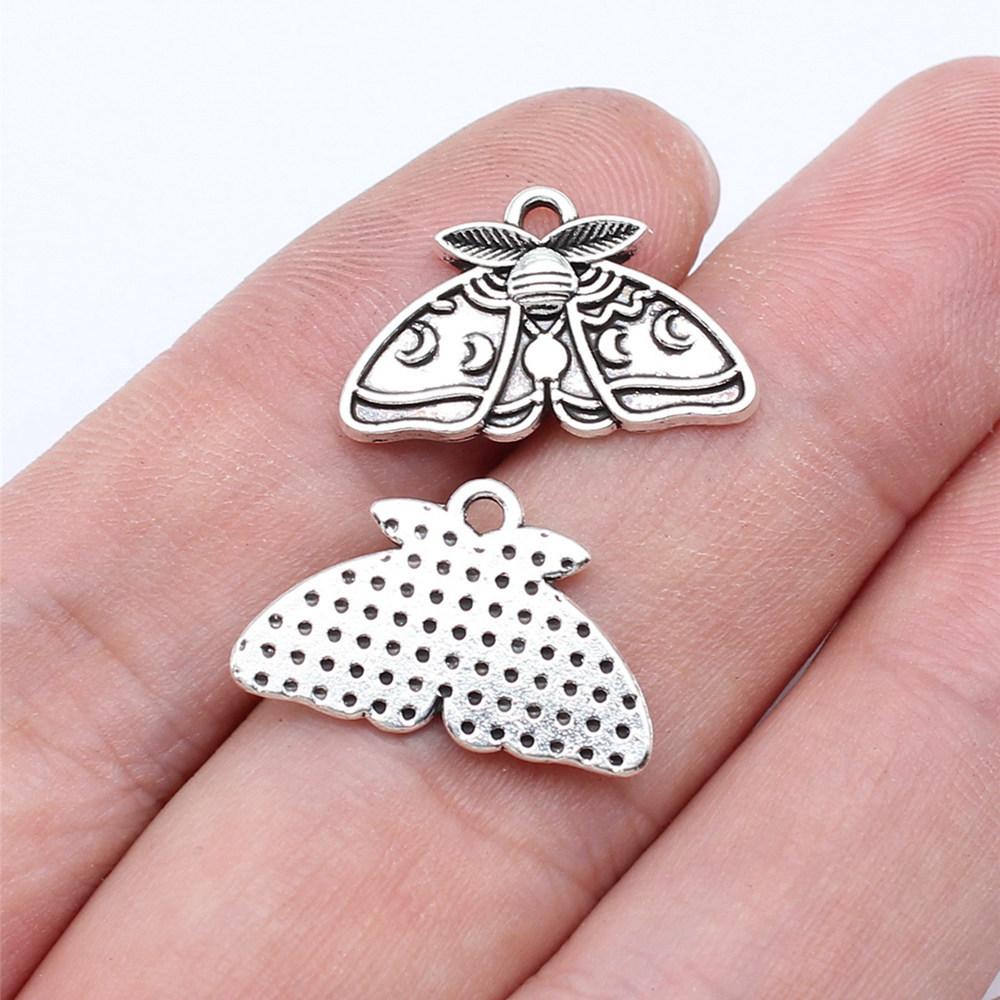 Żaby Owady Stworzenia Ogrodowe Amulet Antyczny Brąz Stop Cynku Materiały do Tworzenia Biżuterii Styl Dziecięcy Bransoletka Amulety