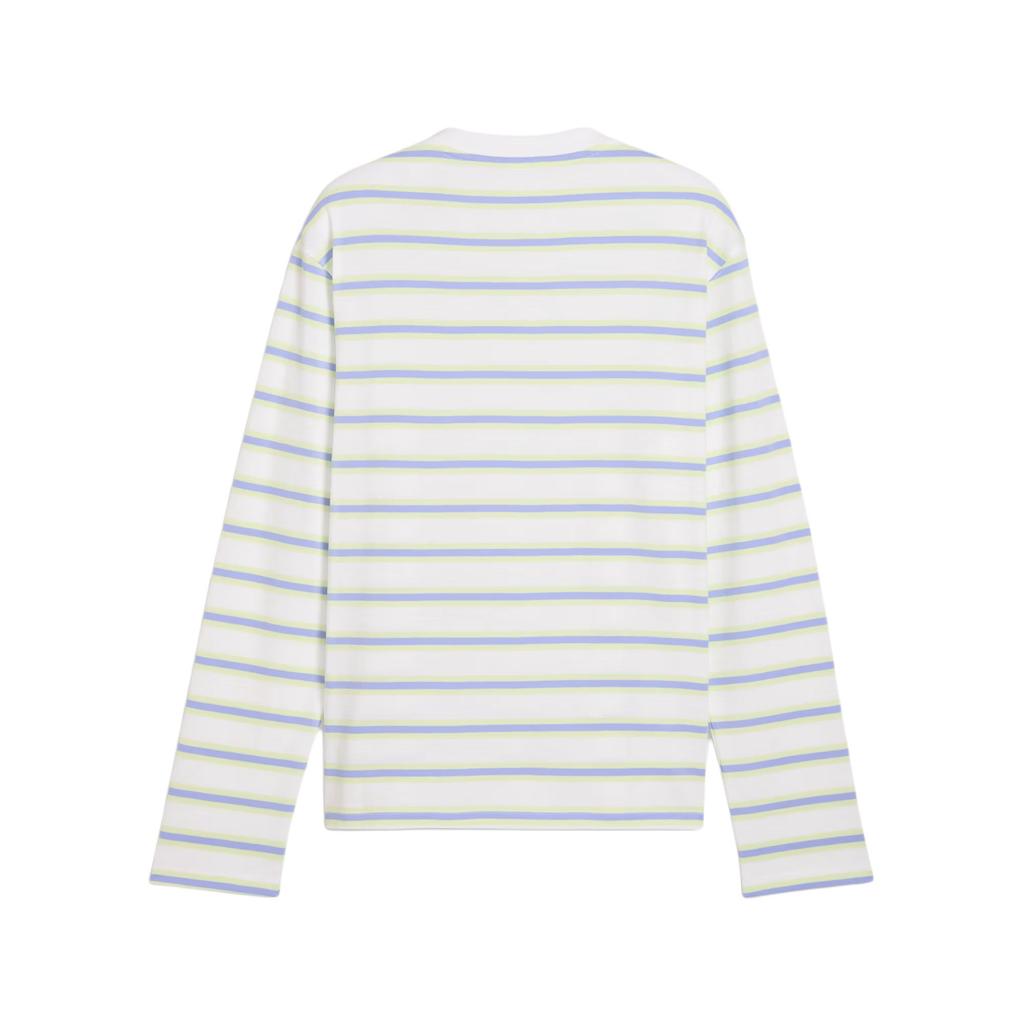 Puma Select Essentials Striped Long Sleeve T-Shirt Men tops 63473102