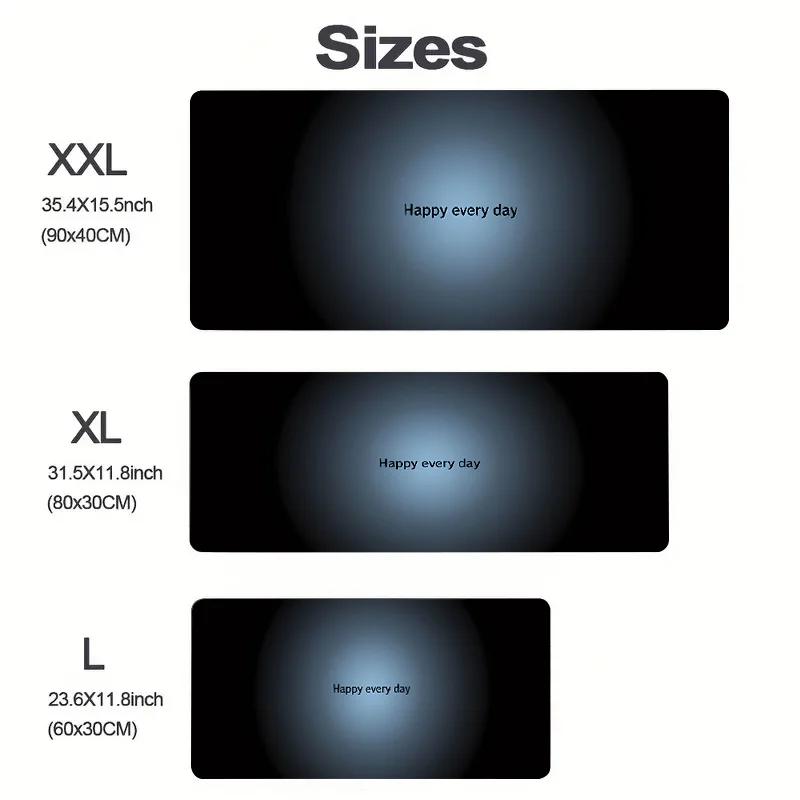 XXL Mouse Pad 1000x500 Gradient stop simple Desk Mat Texture Game office gaming Accessories Mice Mats for Home Table Decorate