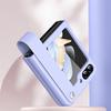 Ultra Thin Skin Friendly Matte for Samsung Galaxy Z Flip 7 FE 6 5 4 3 Case Hand Strap Stand Premium Leather Protective Cover